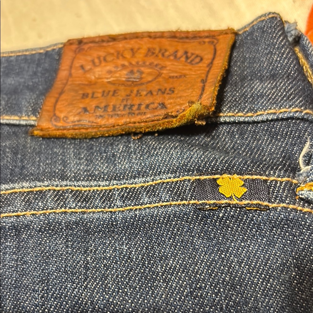 Lucky Sofia Skinny Size 16 Blue Denim Jeans measurements in pics